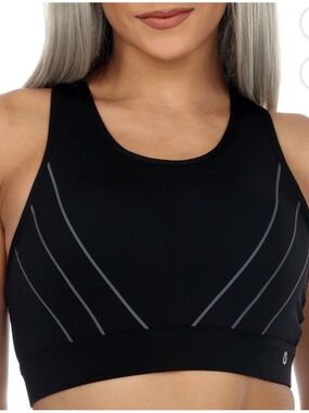 White Mark’s Cut Out Back Mesh Sports Bra - L